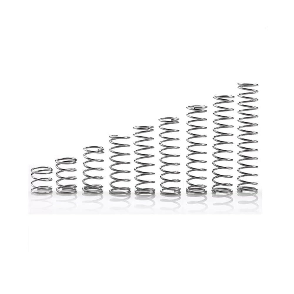 Mini-Rückholfedern 100 Stück 304 Edelstahl 0,3-0,5 mm DIY