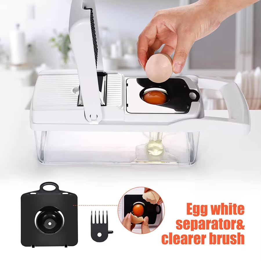 LSLCQW Vegetable Chopper: 10 in 1 Food Chopper - Onion Vegetable Slicer Cutter Dicer, - image 9