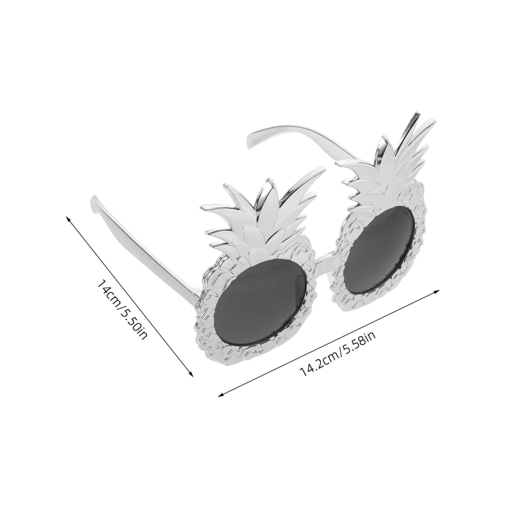 BESPORTBLE Beach Party Fun Pineapple Sunglasses Hawaiian Luau Glasses for Men Women