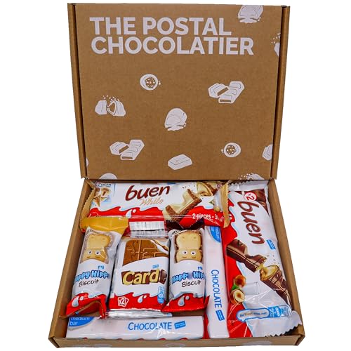 Bueno Chocolate Gift Box Hamper Letterbox Friendly Chocolate Gift for Birthdays Thank You Get Well Soon & Surprises Happy Hippo Chocolate Cards & Bueno Mini Selection
