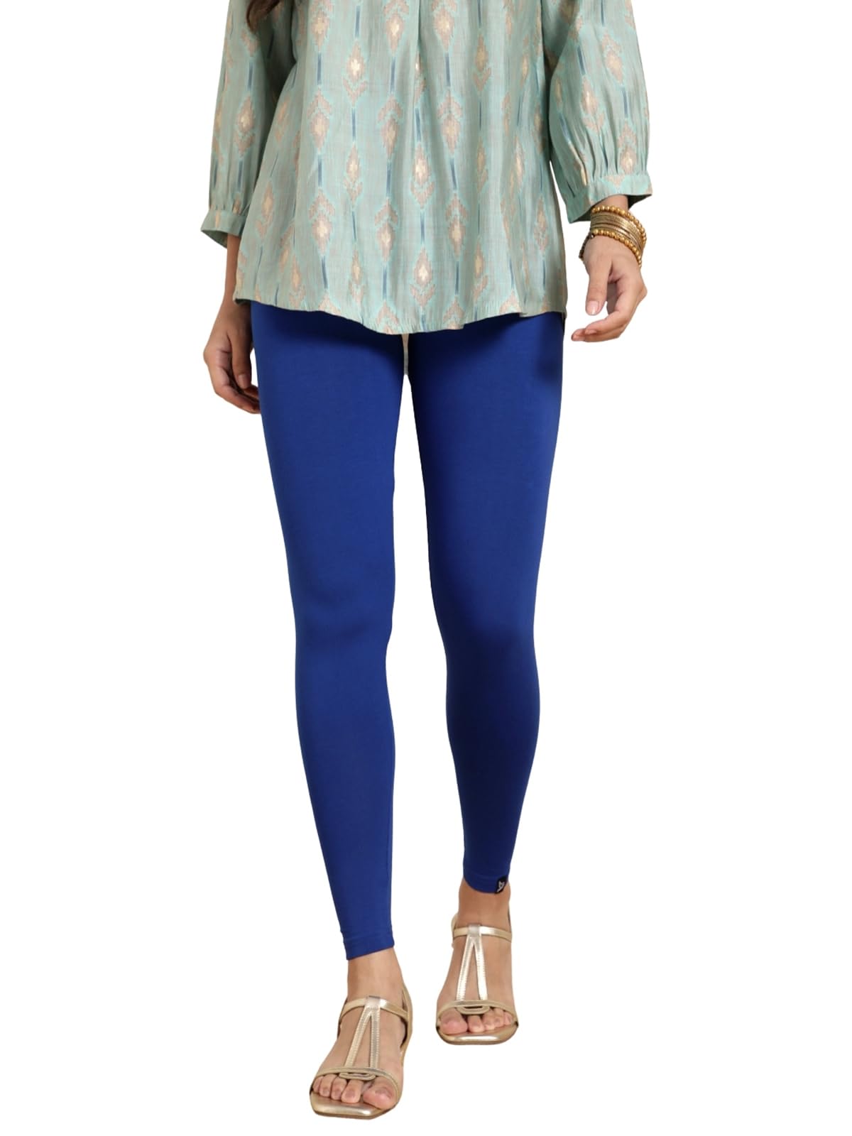 TWIN BIRDS Tailored Cut & Classic Fit Stretchable Viscose Elasthane Fabric Ankle Length Leggings for Women