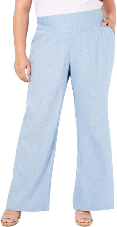 Jeans Mujer | Zaful Pantalones Sueltos Con Nudo Y Chambray - Azul Claro S  Azul Claro - IzradaSajtovaNoviSad
