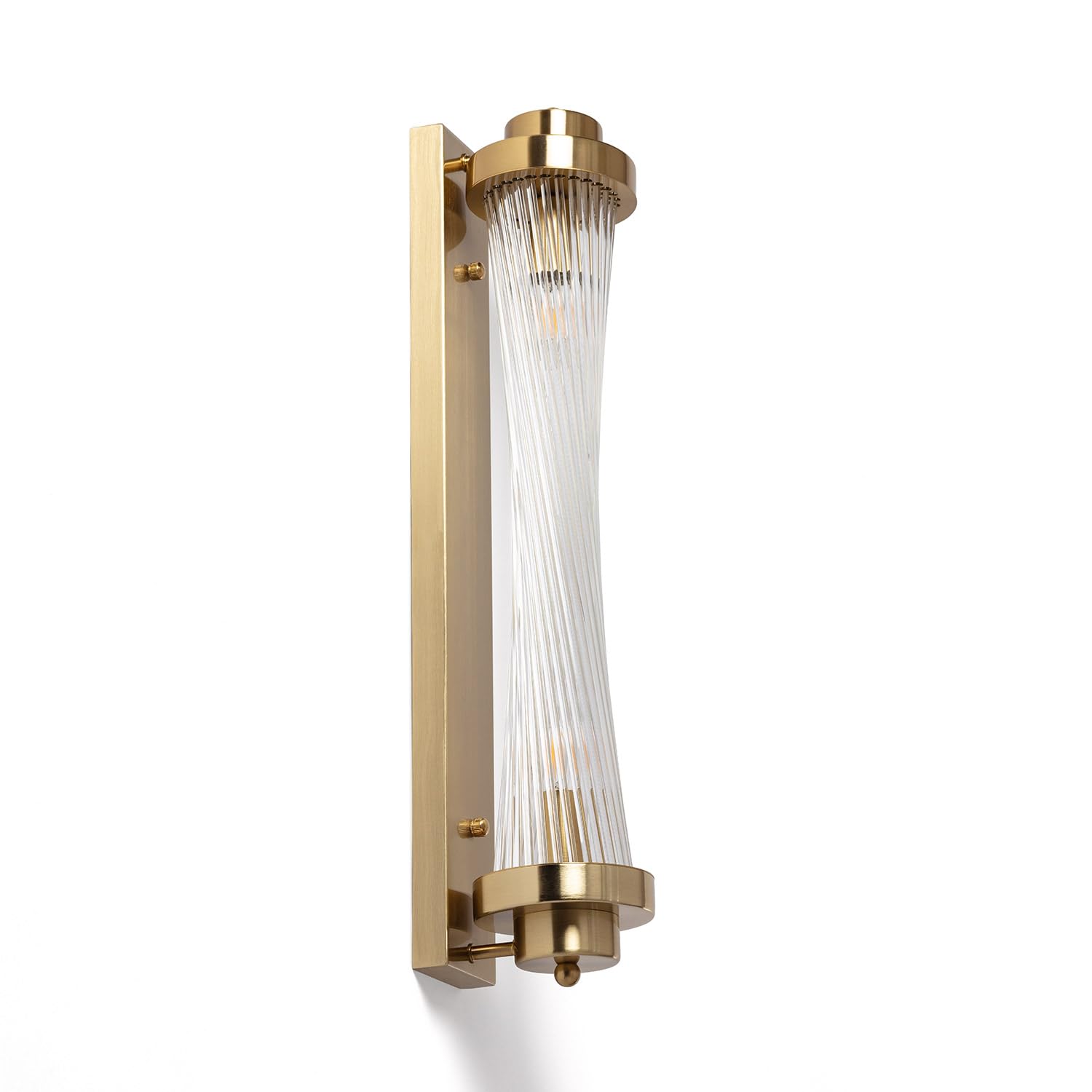 LEDKIA LIGHTING Lampe Murale Métal et Verre Marsen Doré