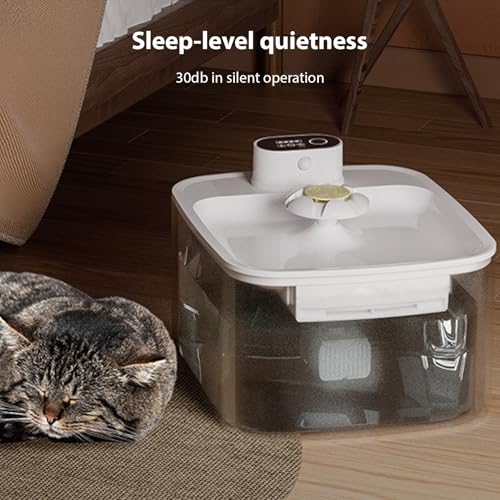 Fuente de agua automática inalámbrica para mascotas ASHATA miniatura 2