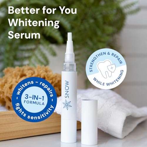 snow diamondseries wand - strengthens your teeth by repairing and rebuilding enamel while you whiten - travel size 2 ml