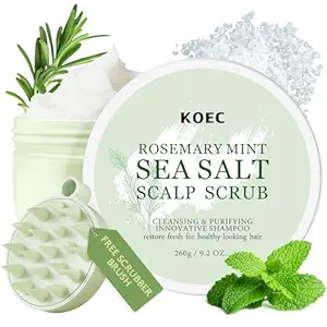 Organic rosemary scalp scrub