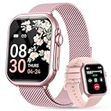 Smart Watch for Women Men Fitness: 1.85' Smart Watch with 30 Days+ Battery Life Make/Recive Call Heart Rate SpO2 Sleep Monitor 120+ Sport IP68 Waterproof Fitness Tracker Watch for iPhone Android