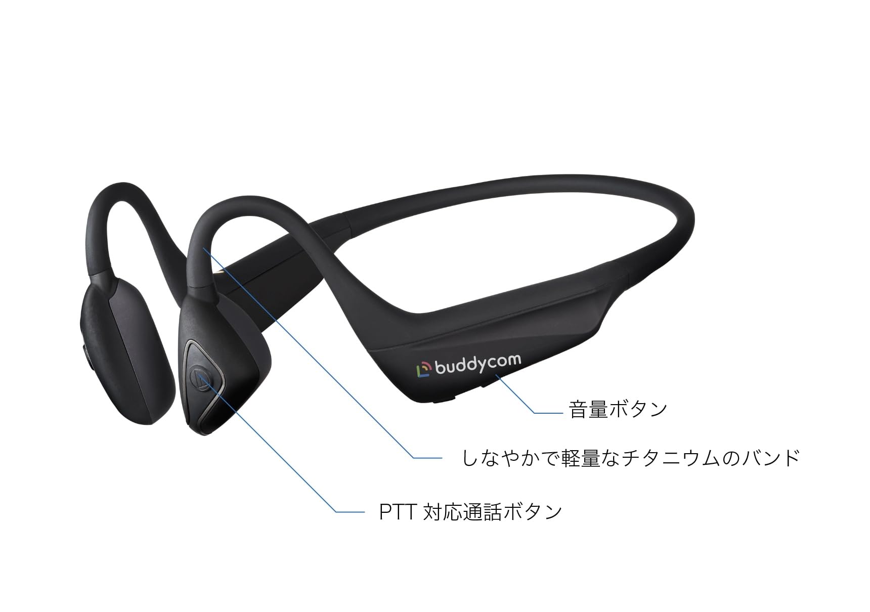 イヤホン Buddycom Open Amazon.co.jp: Buddycom Open（バディコムオープン）Bluetooth軟骨伝導