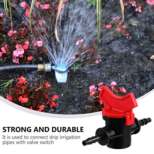 Hemoton VÃ¡lvula de Esfera de Pvc de 10 PeÃ§as Com Cabo Em T VÃ¡lvulas de Corte de Ãgua Conector de