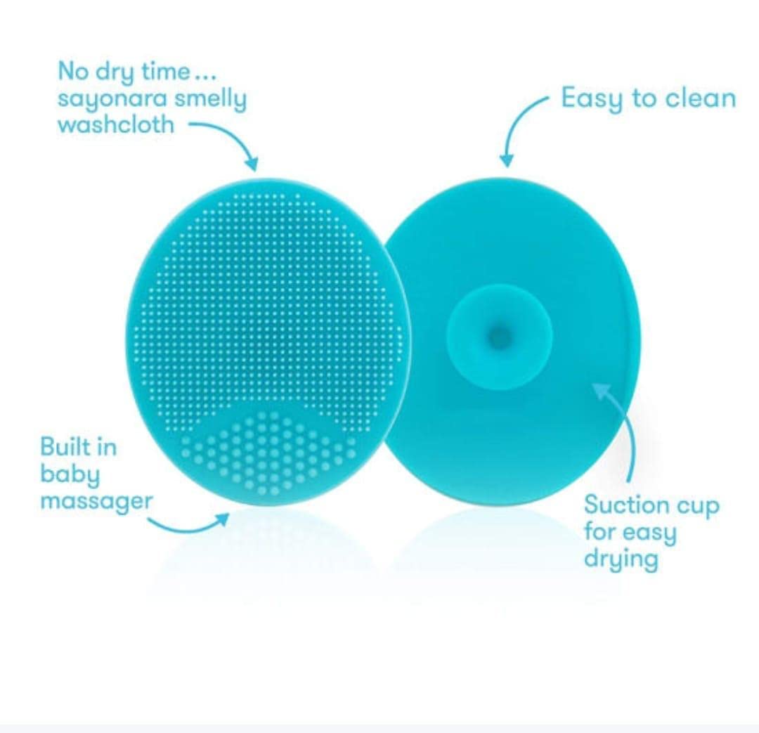 ApLiQ Soft Silicon Body Scrubber for Bathing, Skin Soother Bath Brush, Mini Silicone Scalp Scrubber, Craddle Cap Brush, Kids, Newborn Baby, Toddler Silicone Massage Brush for Cleansing (Pack of 2) - Image 10 thumbnail