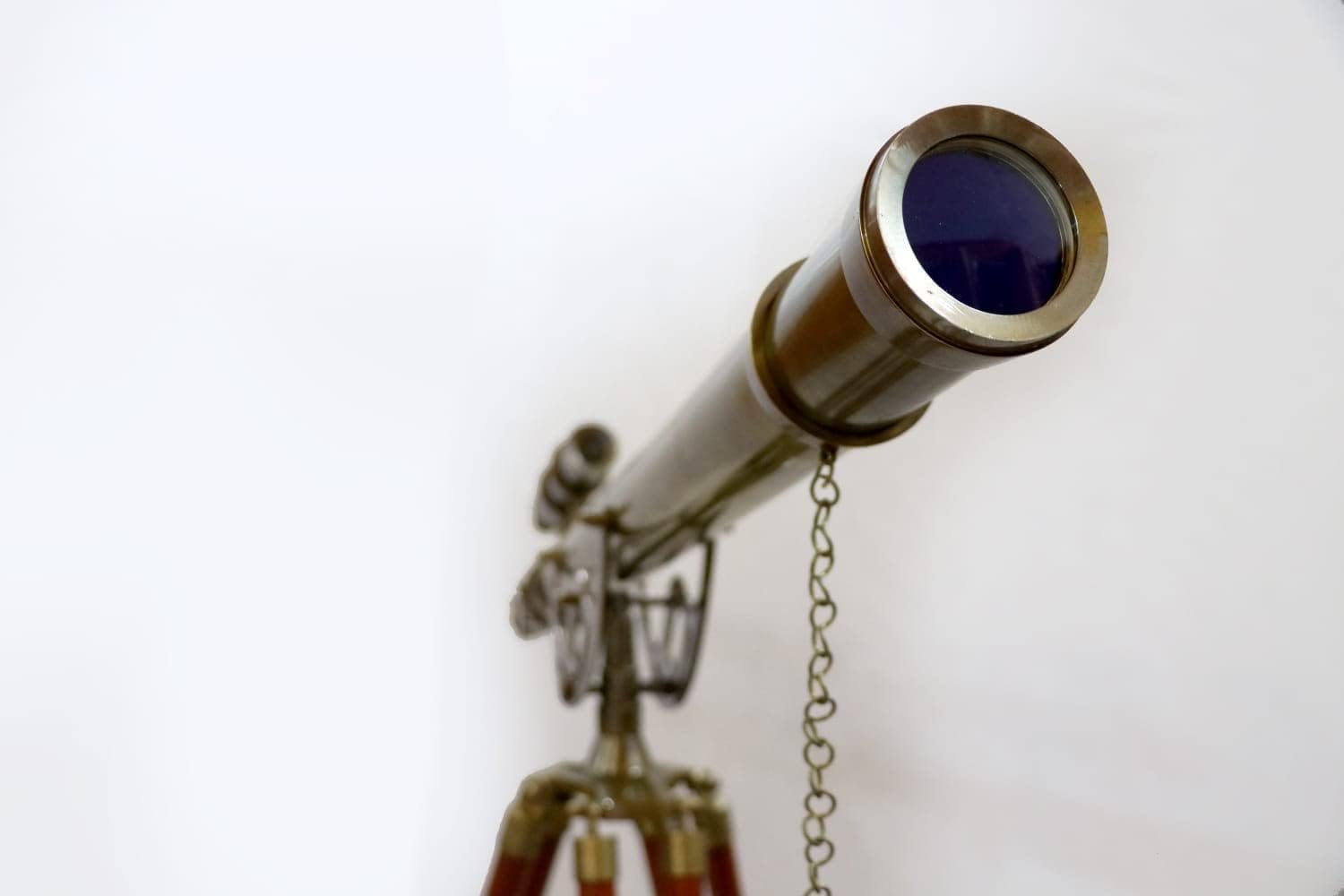 Antique Brass Double Barrel Vintage Spyglass Telescope,