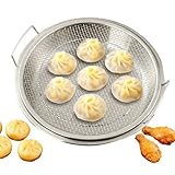 Steamer Basket, Stainless Steel Rust Proof Cooking Basket, Adjustable Kitchen Steamer for Vegetables Meal Prep Eggs Fish Dumplings, Healthy Cooking Tool for Home Apartment Family Meal Preparation