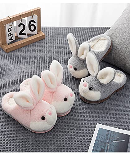 acdiac Bunny Slippers For Women, Plush Women's Rabbit Slippers Novelty Cozy Fuzzy fluffy homes Animal Slippers2
