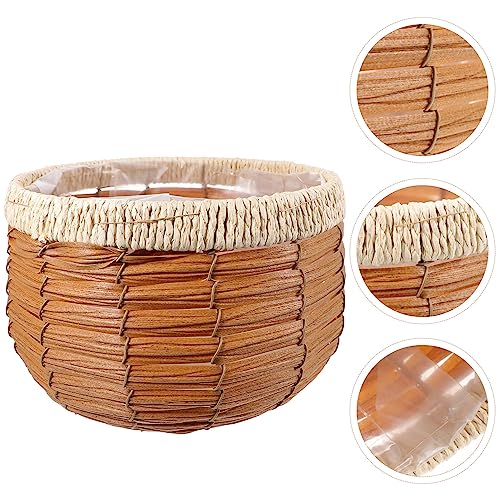 Cache-pot de fleurs d'intérieur pour masquer les pots en plastique - 6