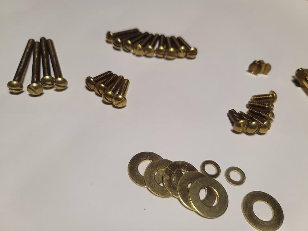 新品　カーミットチェア一台分　真鍮ボルトナットセット　US規格　樹脂パーツ付 Amazon.co.jp: ノーブランド品カーミットチェア用真鍮ネジボルト