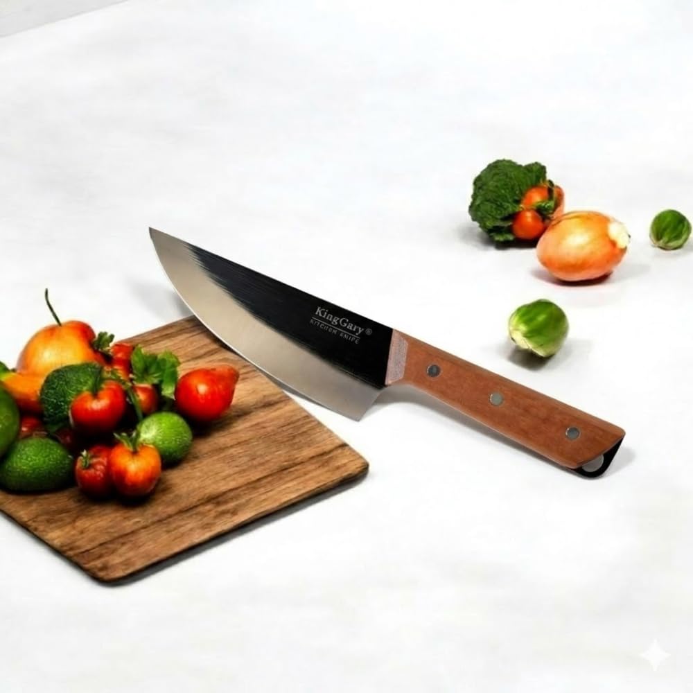KASHTGO 8 Inch Chef Knife - Stainless Steel -5 KASHTGO 8 Inch Chef Knife - Stainless Steel -5