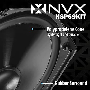 Amazon.com: NVX® NSP69KIT 6x9 Car Speakers, 920W Max, 320W RMS, 2