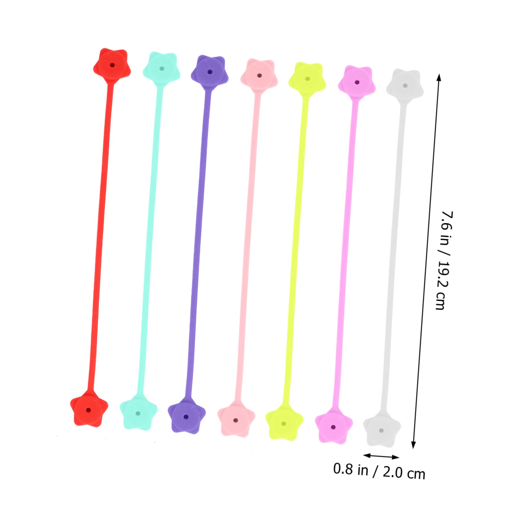 NUOBESTY 3 Sätze Teiliges Magnetischer Kabel Organizer Aus Silikon Kabelhalter Für Büro Schule Zuhause Stretchbar Elastisch Tangle Zufällige Farbe 14 Stücke * 3