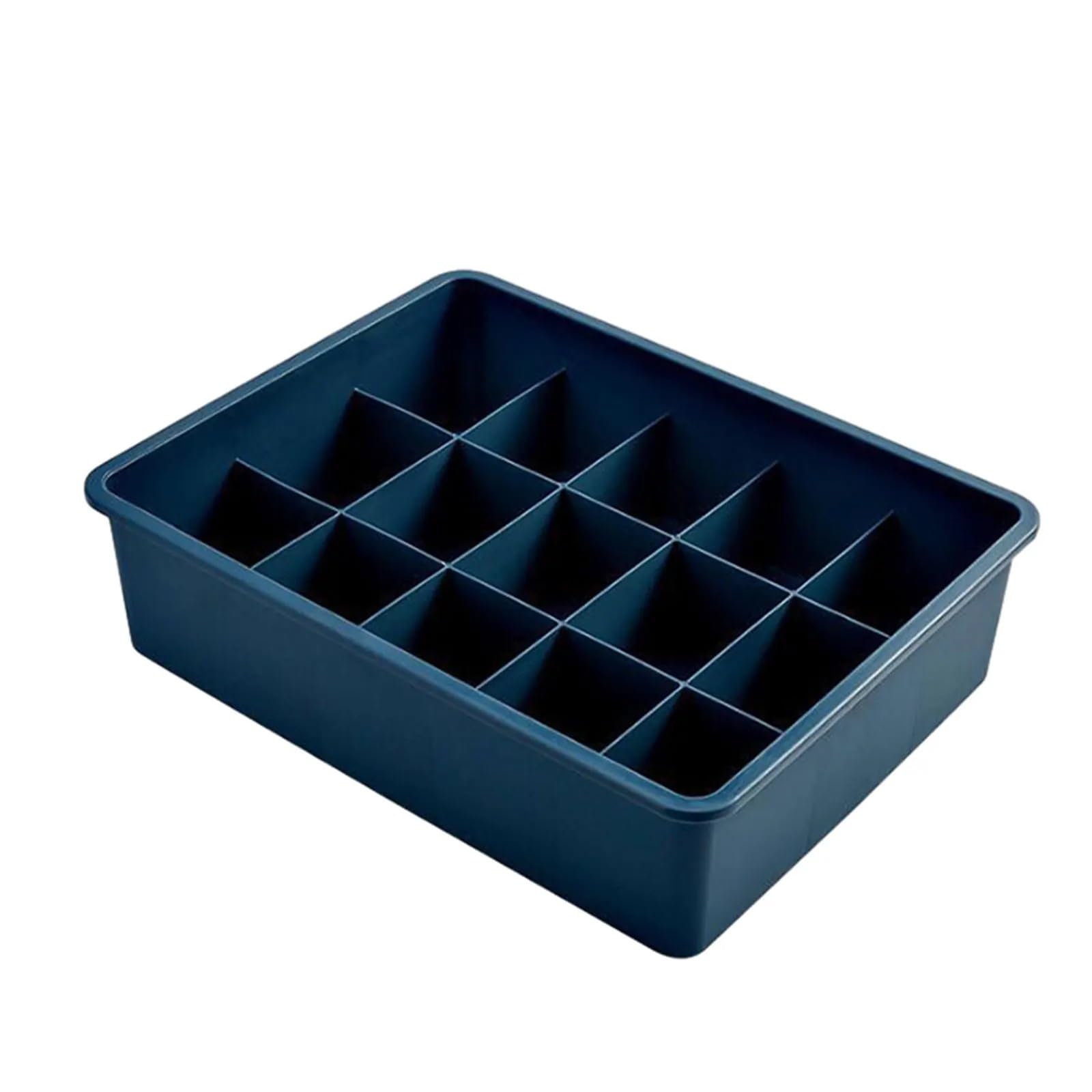 LuoAXINN Underwear Organizer Compact And Efficient Underwear Organizer For Closet Plastic(15 grids Deep Blue)