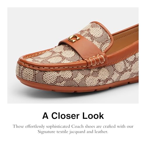 Coach womens Sculpted C Driver in Signature Textile Jacquard4