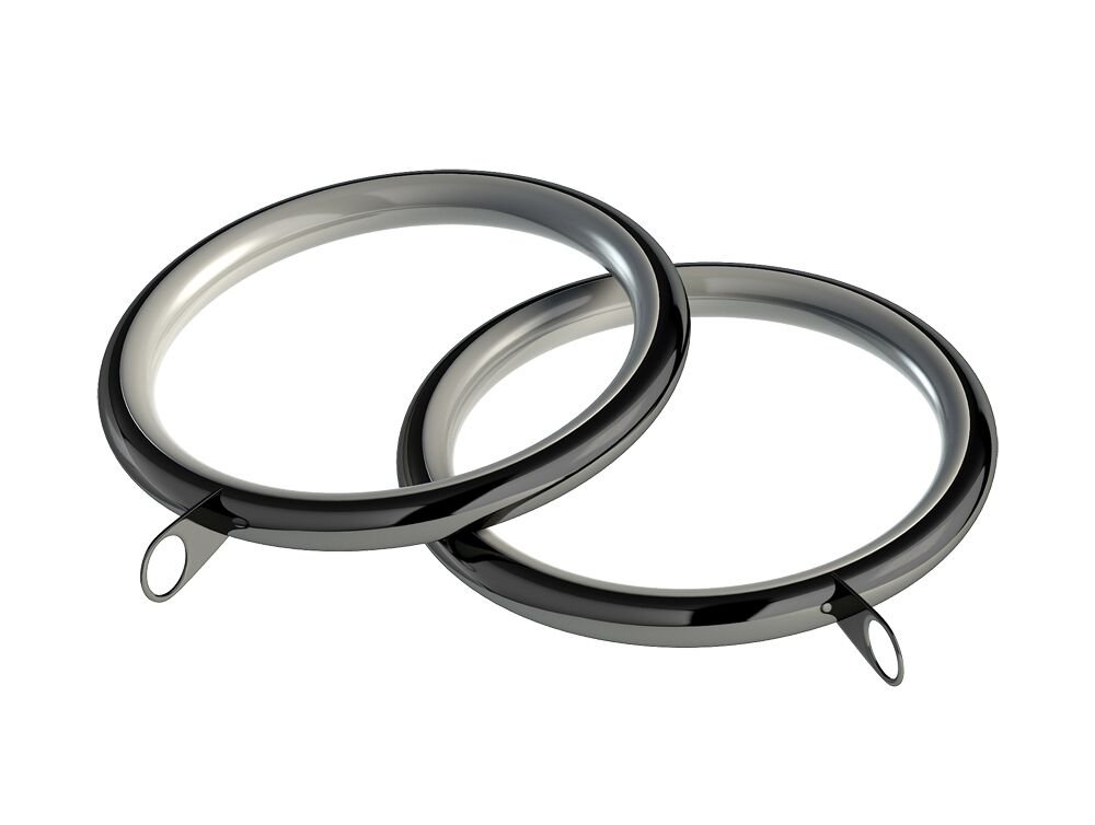 Speedy Products 28mm Standard Lined Ring Pk 8 Polished Graphite