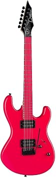 Dean Dean Custom Zone Solid Body Electric Guitar, 2 Humbuckers Florescent Pink Electric Guitar Parallel Import