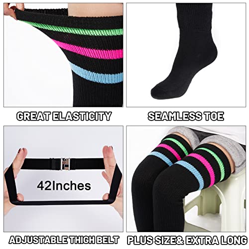 Image of Abodhu Plus Size Thigh High Socks for Thick Thighs Women- Extra Long Widened Extra Long Thick Knit