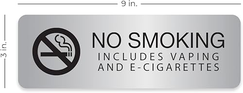 Miniatura 126 de SBLABELS Authorized Personnel Only - Letrero adhesivo para puerta y pared para restaurantes y pequeñas empresas, 3 x 9 pulgadas, color plateado