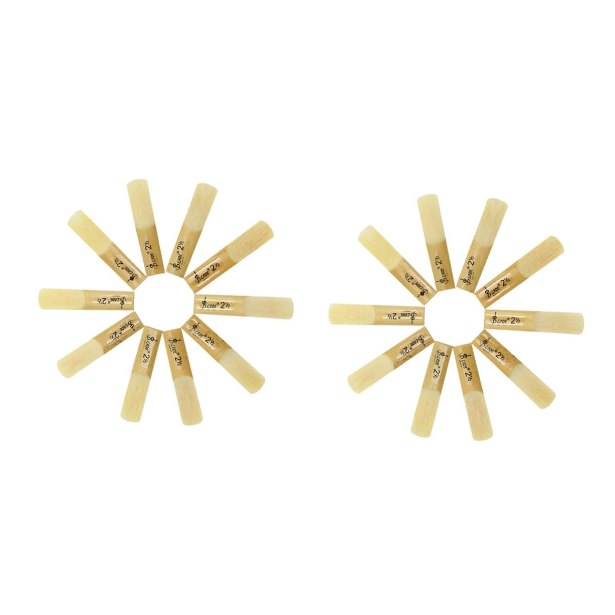 SUPVOX 20pezzi Ance Per Saxofono Accessori Bamboo Di Alta Qualità Con Scatola Di Conservazione Ottimo Suono e Design Pratico