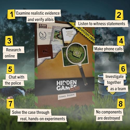 Hidden Games Crime Scene Case No. 3 Green Poison (britische Ausgabe)