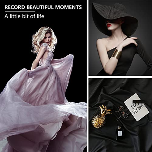 8.5 X 10 Ft Black Backdrop Background For Photography,High Density Polyester Fabric Pure Black Photo Backdrop With 4 Backdrop Clips #TOP5