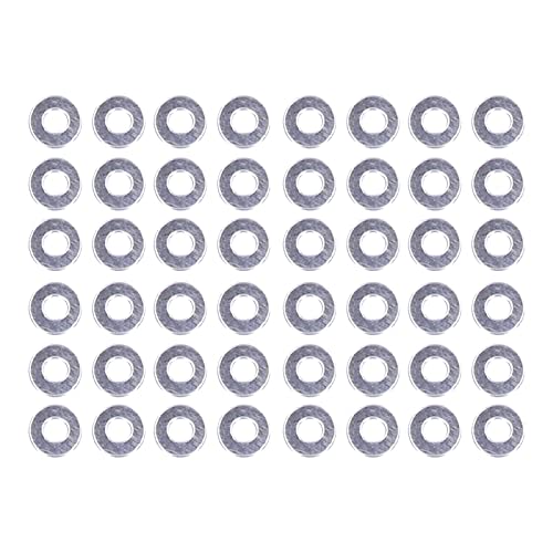 Arandelas para Pernos, Arandelas de Metal Arandelas Planas A2-70 Arandela de Pernos de Acero Inoxidable 150 Piezas Kit Surtido de Arandelas Planas Reemplazo DIN125 (M6)