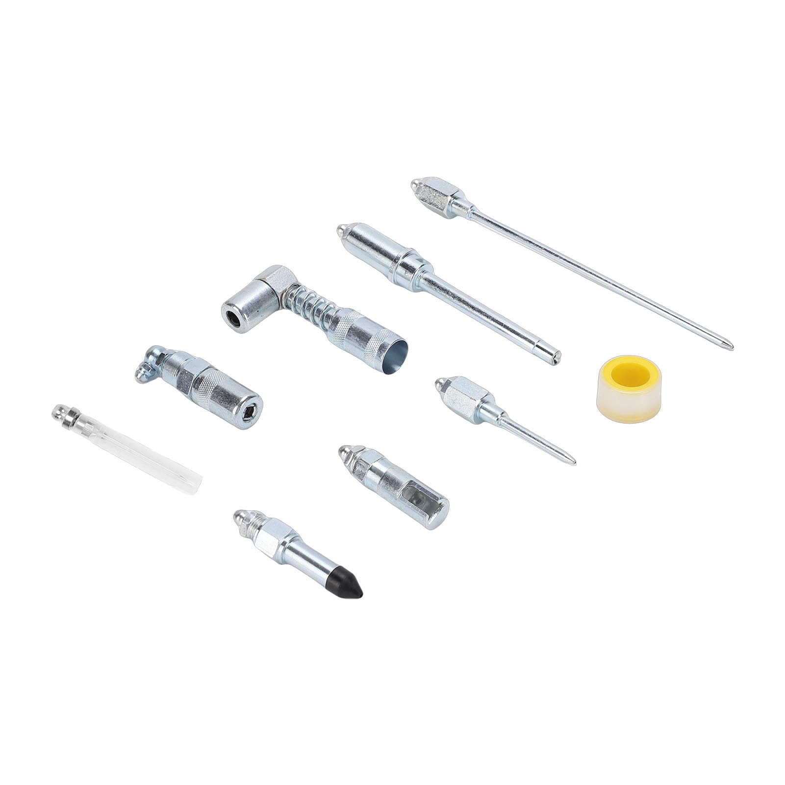 Complete Grease Fitting Steel Kit Leakless Operation for Cars,