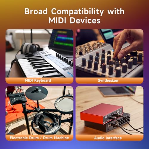 cable matters 2-pack 5 pin din midi cable 5 pin midi cable - 6 feet