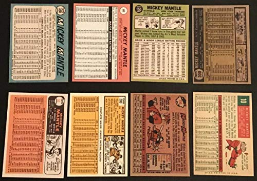 Mickey Mantle 24 Card Base Set. 1951-1969. Main Card From Each Year He Played Plus Bonus Reprint #TOP2
