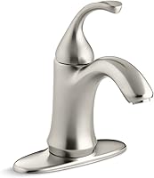 Vista 1 de Kohler K-10215-4-BN Forté Bathroom Sink Faucet, One-Hole Single-Handle Bathroom Faucet, 1.2 GPM, Brushed Nickel Níquel cepillado
