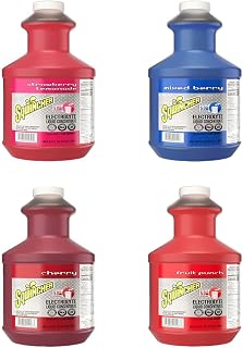 64 oz Liquid Electrolyte Concentrate, The Berry & Fruit Fusion (Strawberry-Lemonade, Mixed Berry, Cherry & Fruit Punch), Professional Bulk Hydration, High-Yield Concentrate