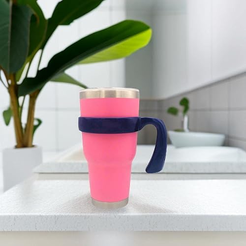Miniatura 5 de Asas de vaso de 30 onzas, soporte antideslizante para tazas de acero inoxidable, adecuado para trail, Sic, Yeti, Ozark y más tazas de 30 onzas,