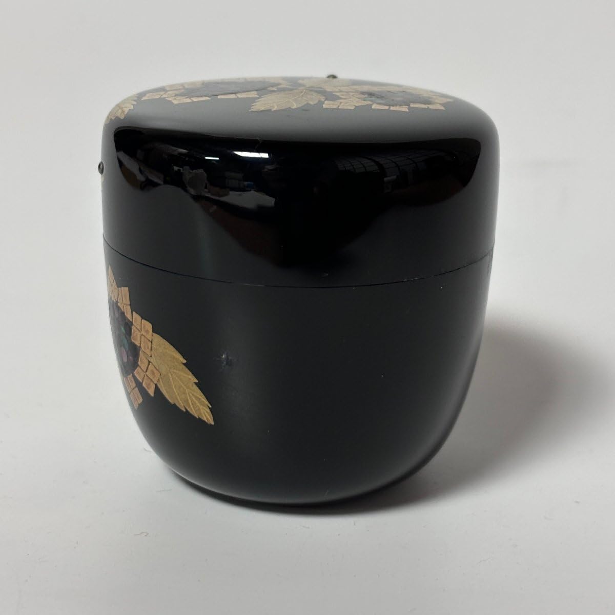 Amazon.co.jp: 洛座輪島塗 加賀蒔絵師 田中宗凌 紫陽花螺鈿中棗 茶道具  