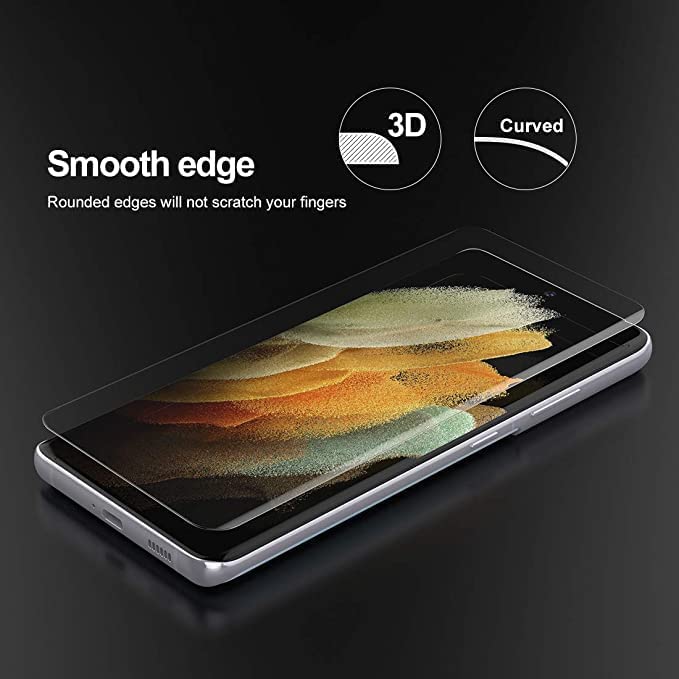 Image of OCTRIX Tempered Glass Design for Oppo Reno 5 Pro 5G Advanced Border Less Full Edge to Edge 3D Curved UV Screen Protector and Easy Installation Kit (Pack of 1)- By Blackwik