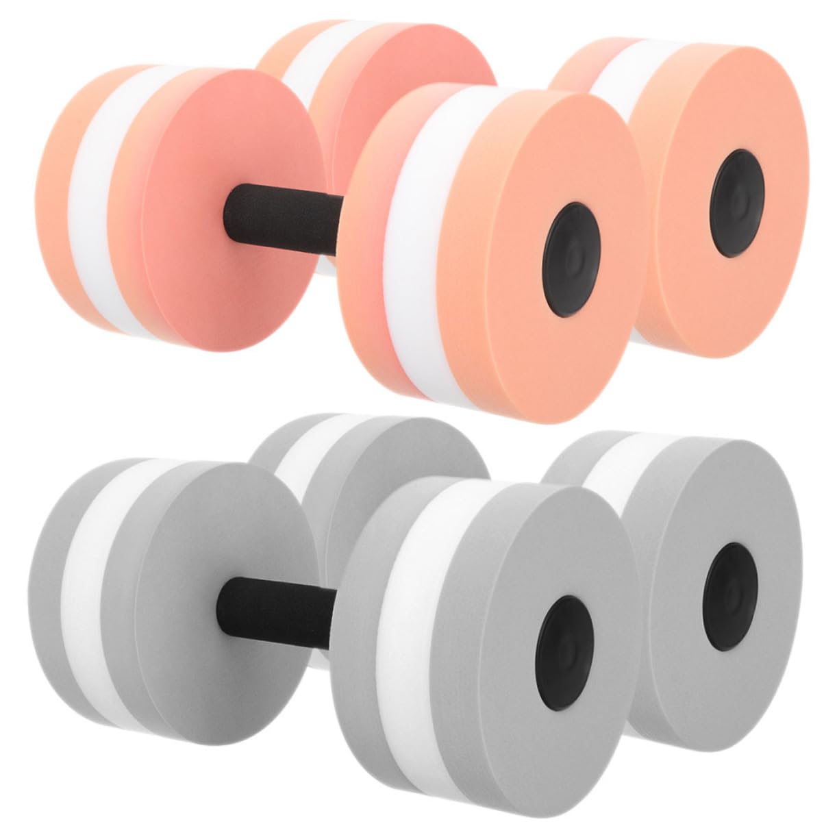 Abaodam 4 Pièces Haltères Flottants Eva pour Piscine de Poids pour Exercices Aquatiques Améliorez Votre Force et Eau Accessoires de Fitness Aquatique pour Adultes