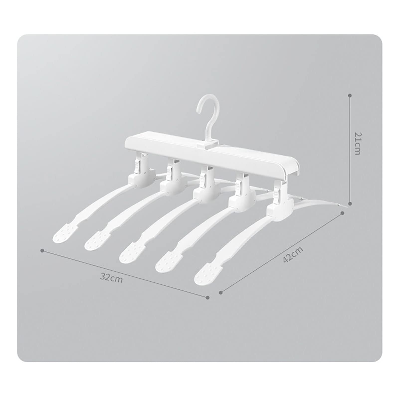 Perchas de terciopelo, multifuncionales, plegables, para el hogar, para almacenamiento, artefacto, gancho de soporte sin costuras (gris)