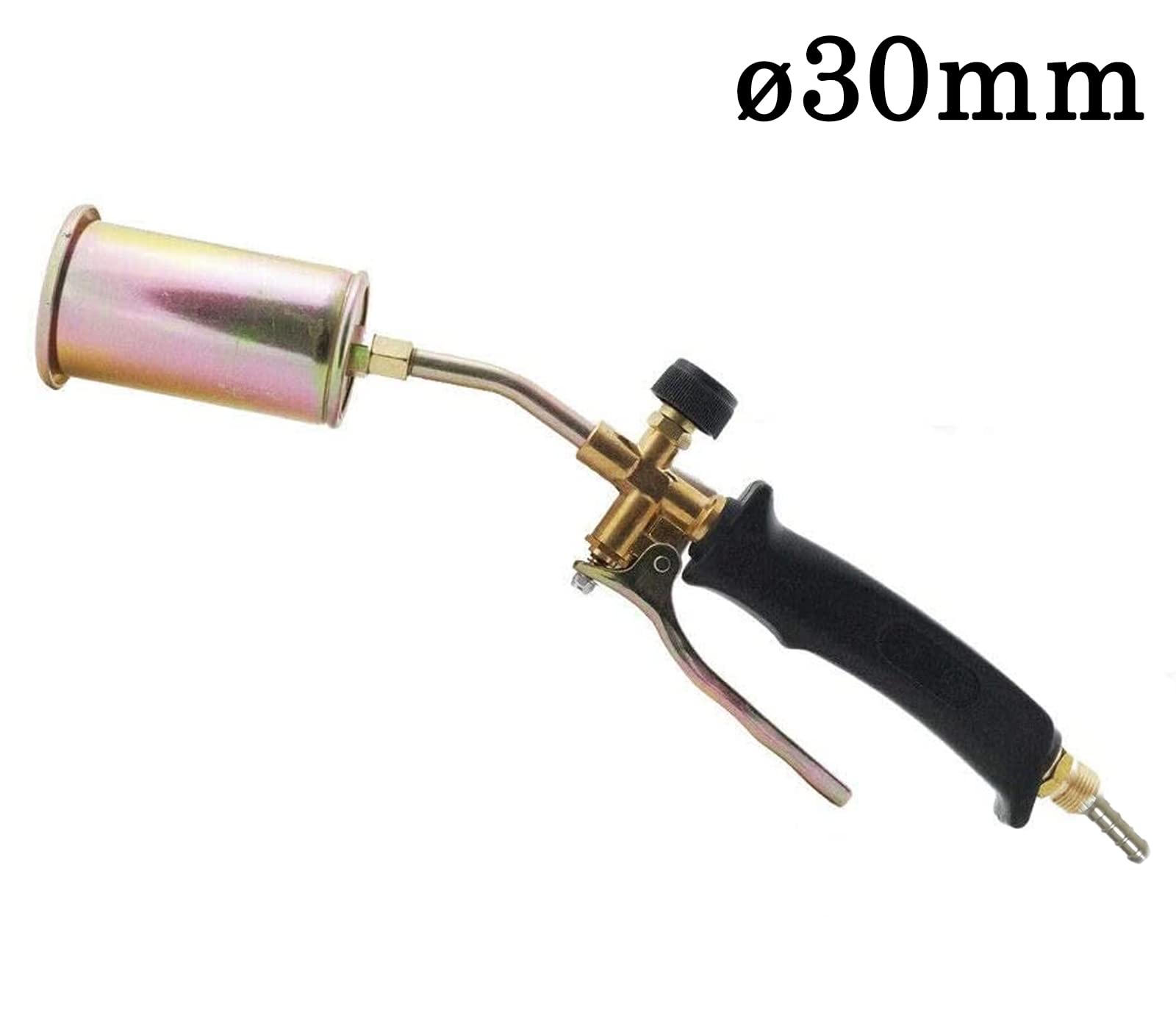 CLICLED Cannello Saldatore A Gas (30MM) Bruciatore A Leva Saldare Brasare Stagnare