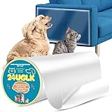 Picture of 24UGLK 118" x 8.2" Door Protector from Dog Scratching Guard - Dog and Cat Scratch Door Protector - Anti Scratch Tape for Pet - 100% Transparent.