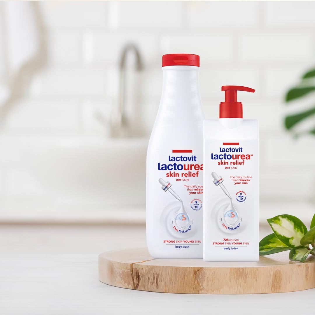 Lactovit Lactourea Body Wash for Dry Skin with Urea and Lactic Acid