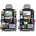 2 Pcs Organisateur de Voiture, Protecteur de Siège Arrière Kick Mats, Support Pour IPad Transparent et 9 Poches Pour Faciliter le Rangement des Jouets/Livres/Bouteilles/Nourriture etc.