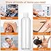 KUKLIPJIM 40 Pack 7 oz Plastic Bottles with Caps, Clear Flip Top Empty Bottles, Cosmetic Containers for Lotion and Shampoo, Travel-Friendly Bottles, BPA-Free for Liquids and Personal Care?200ml