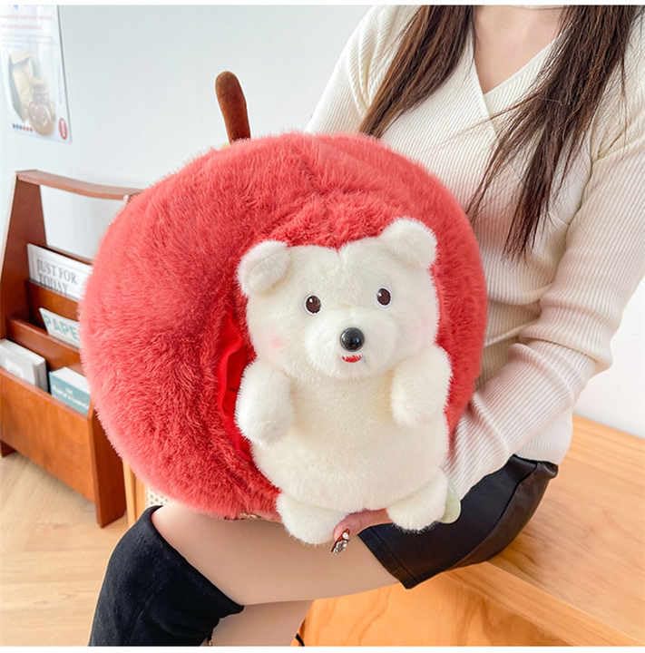 Image of Cute Hedgehog Stuffed Animal Plush Toys, Detachable Hedgehog Plushies Throw Pillows Dolls, Little Hedgehog Pillow,Birthday Gift for Boys and Girls 35 cm