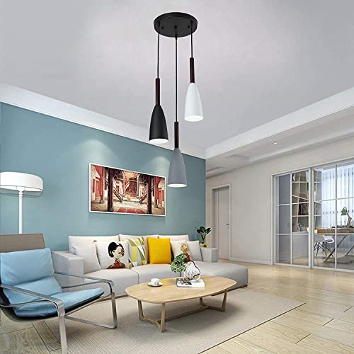 Lámpara de araña de comedor de metal elegante y suspensión moderna 8