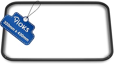 VIOKS Replacement Door Seal for Ariston C00081579 & Whirlpool 482000022703 - Indesit Whirlpool Oven Seal 4 Hook Oven Cooker Rubber Seal